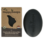 Happysoaps Gezichtsreiniger bar houtskool en sandelwood 70 Gram