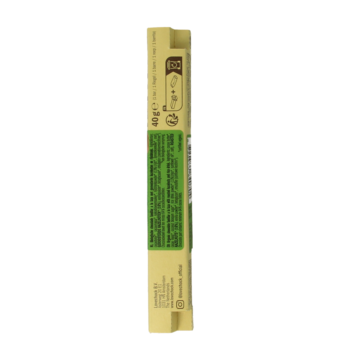 Lovechock Nutty kiss bio 40.00 Gram