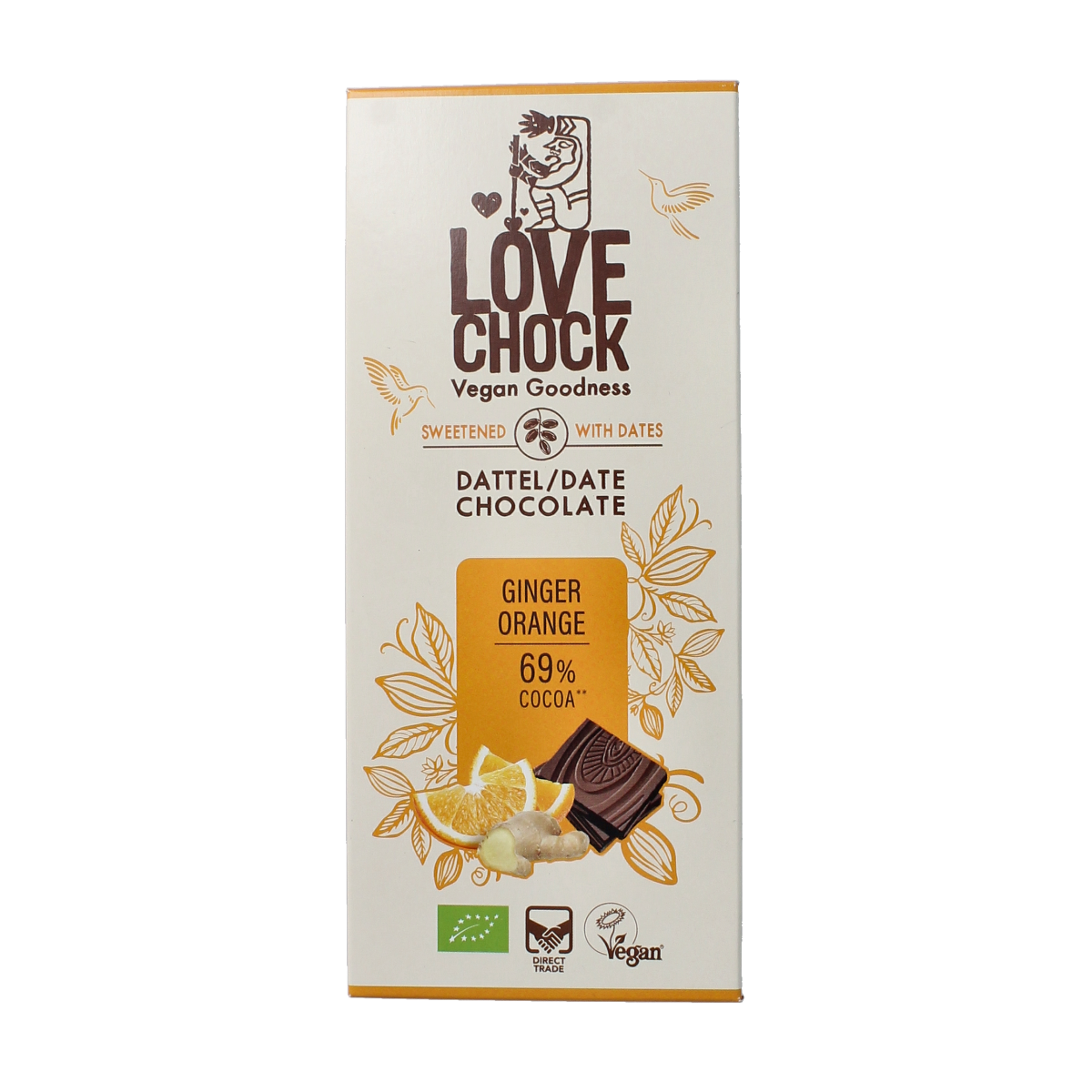 Lovechock Ginger orange bio 70.00 Gram