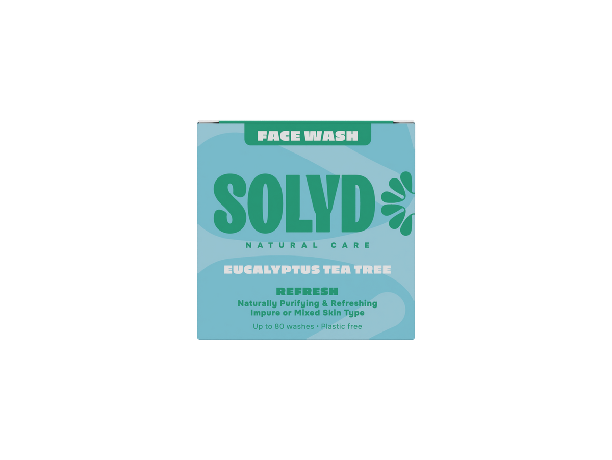 Solyd Face Wash Bar Eucalyptus Tea Tree 60.00 Gram