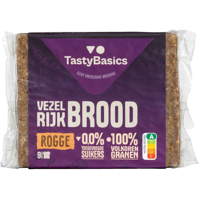TastyBasics Roggebrood 500.00 Gram