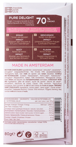 Chocolatemakers Pure delight 70% puur bio 80.00 Gram