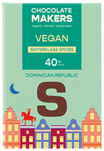 Chocolatemakers Sintletter melk vega bio 100.00 Gram
