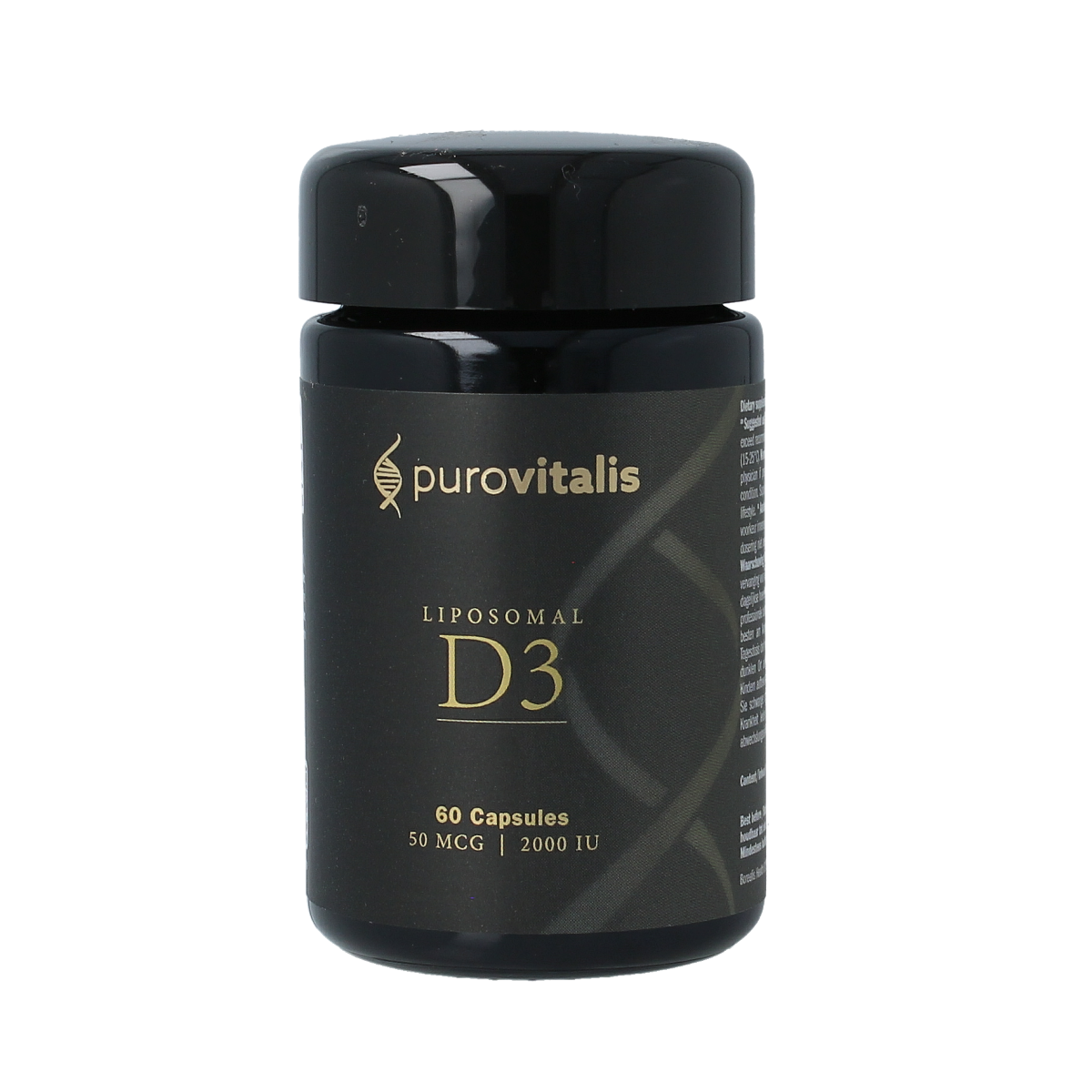 Purovitalis  Liposomal vitamine D3 60.00 Vegetarische capsules