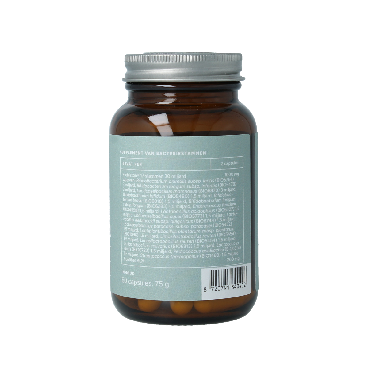 Mattisson Probisson 30 miljard CFU met prebiotica 60.00 Capsules