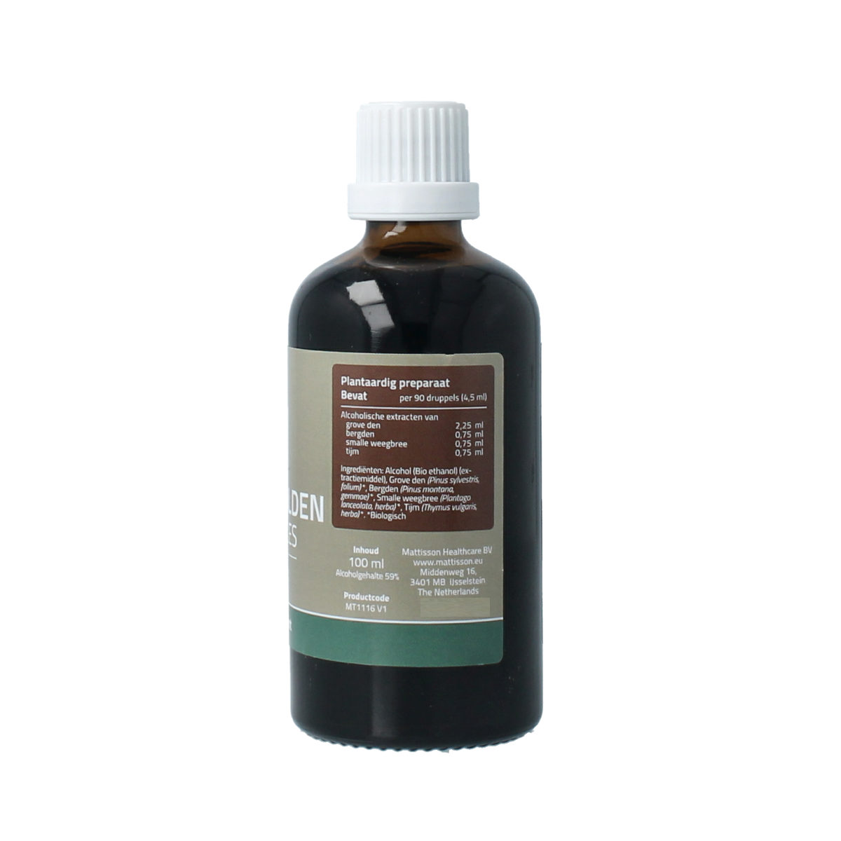 Mattisson Organic Dennennaalden complex tinctuur bio 100.00 Milliliter