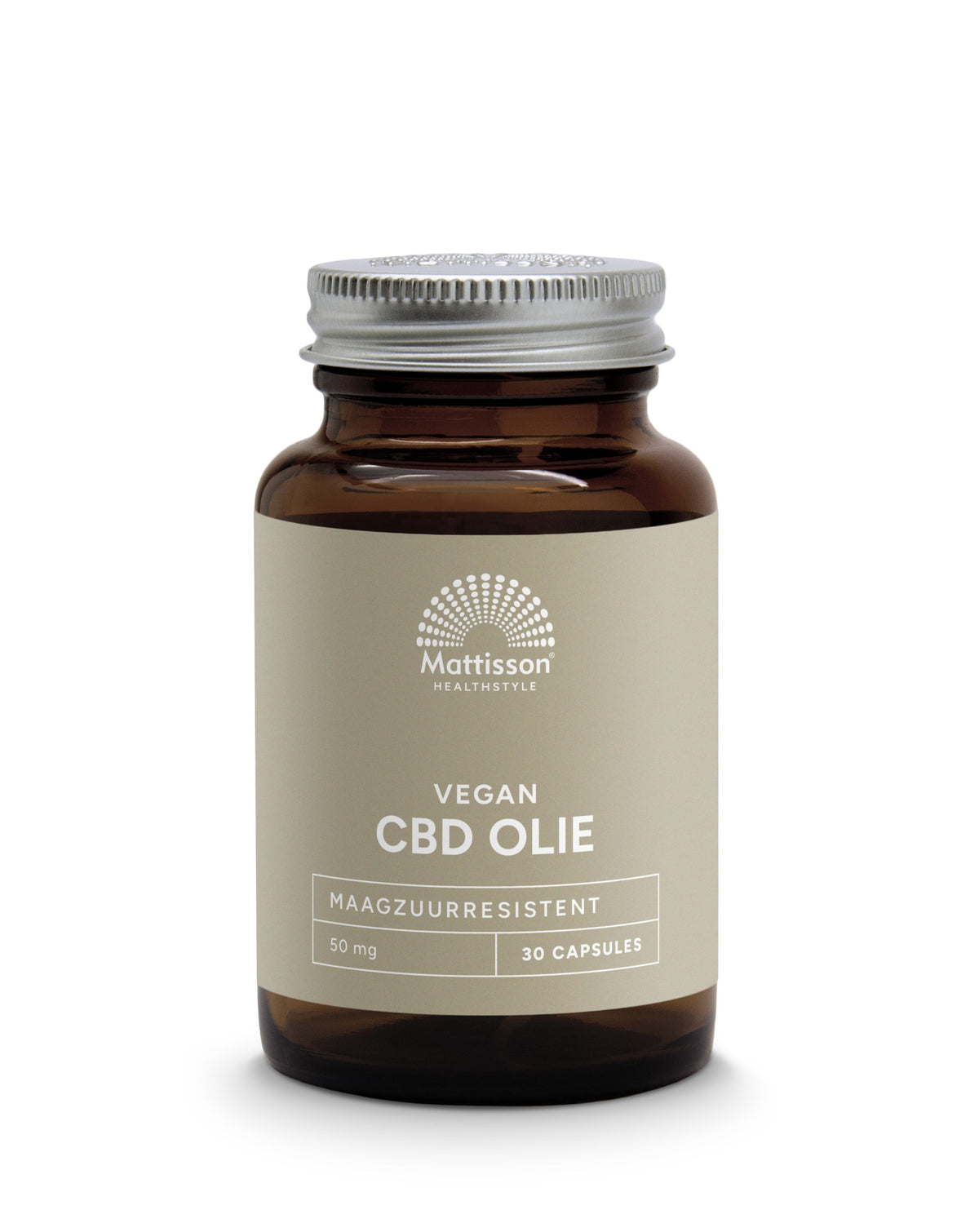 Mattisson CBD olie 50mg 30.00 Vegetarische capsules