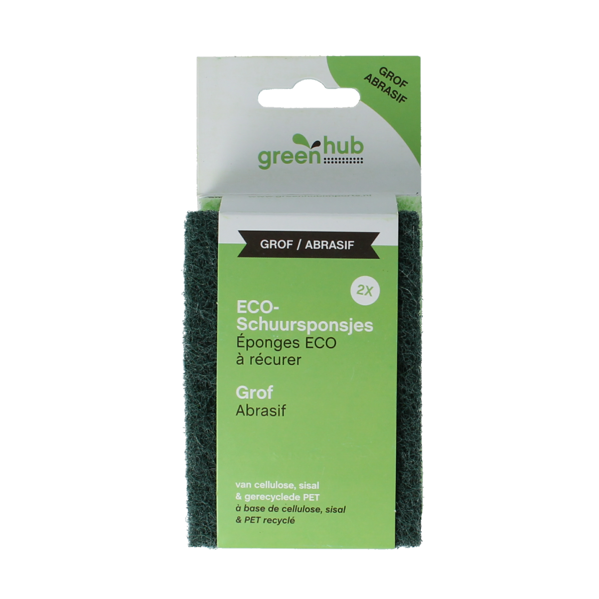Greenhub  Schuursponsjes grof eco 2.00 Stuks