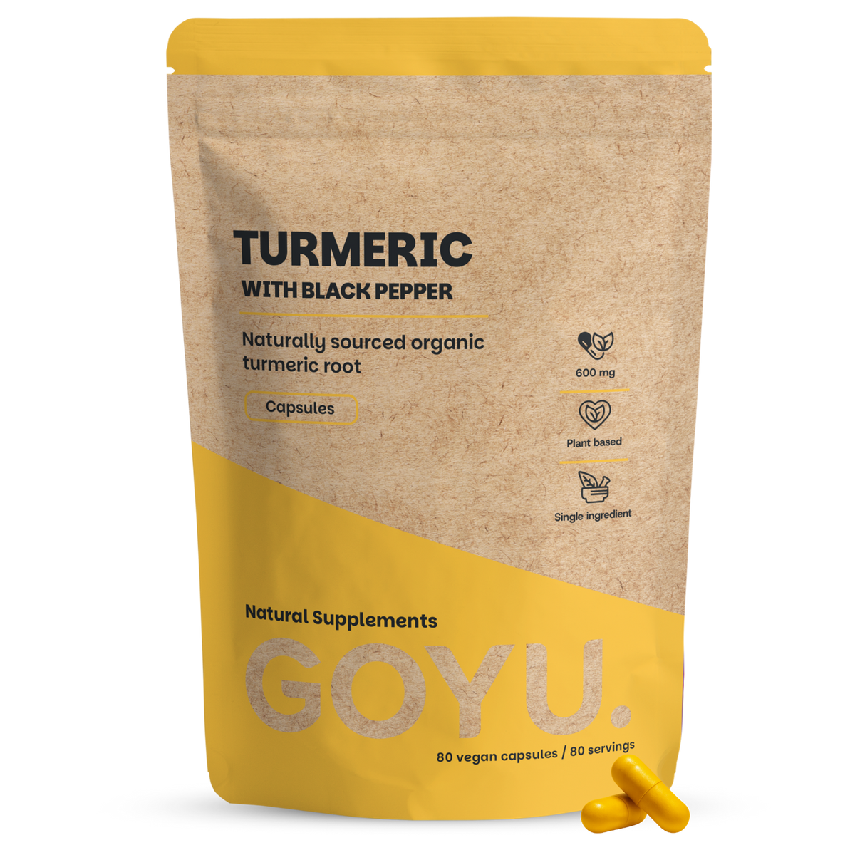 Goyu Kurkuma piperine bio 80.00 Capsules