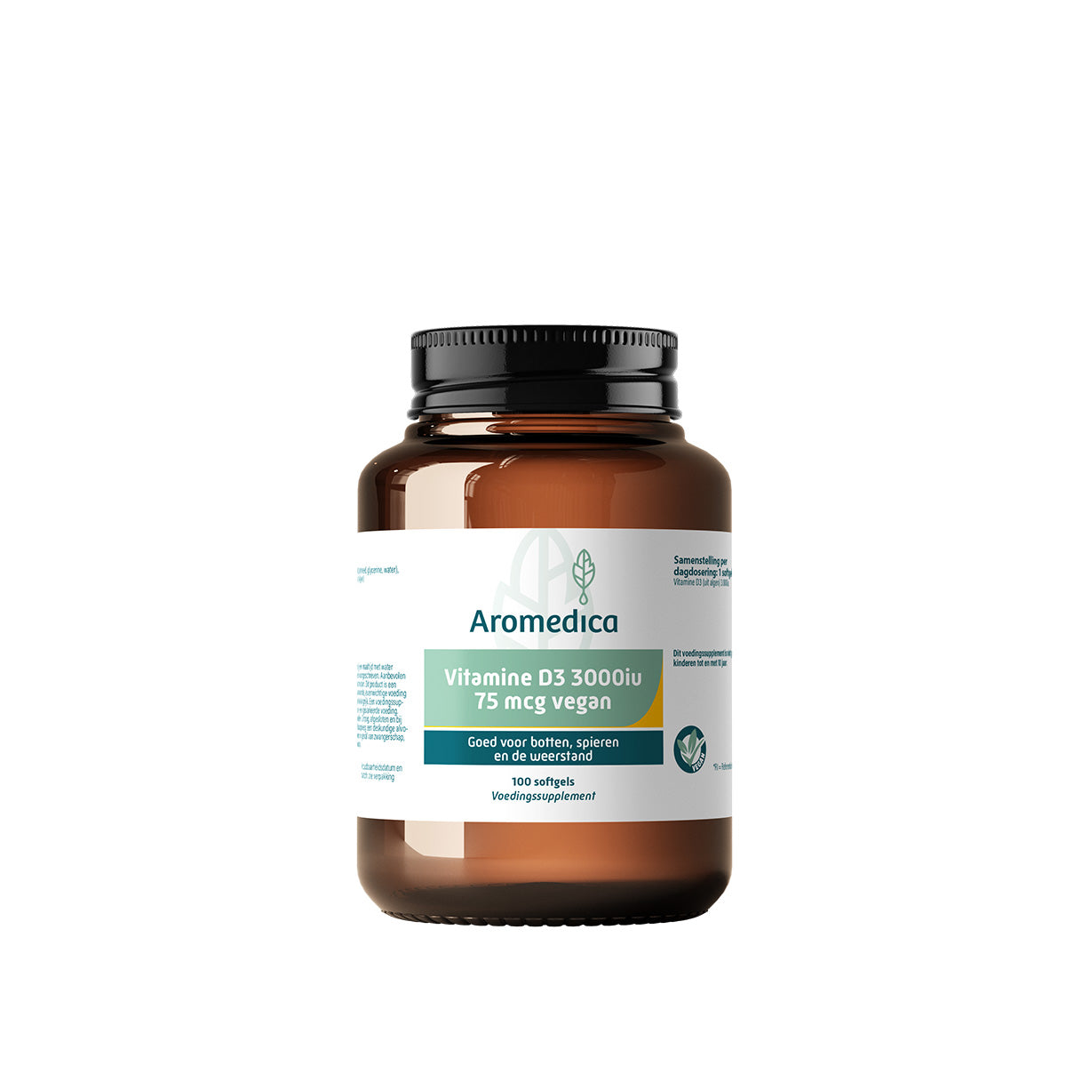 Aromedica Vitamine D3 75mcg vegan 100.00 Softgels