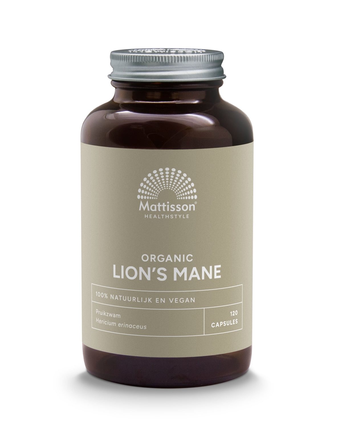 Mattisson Lion's mane 500mg bio 120.00 Vegetarische capsules