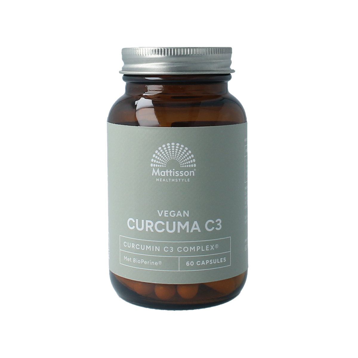 Mattisson Curcumin C3 bioperine 500mg vegan 60.00 Capsules