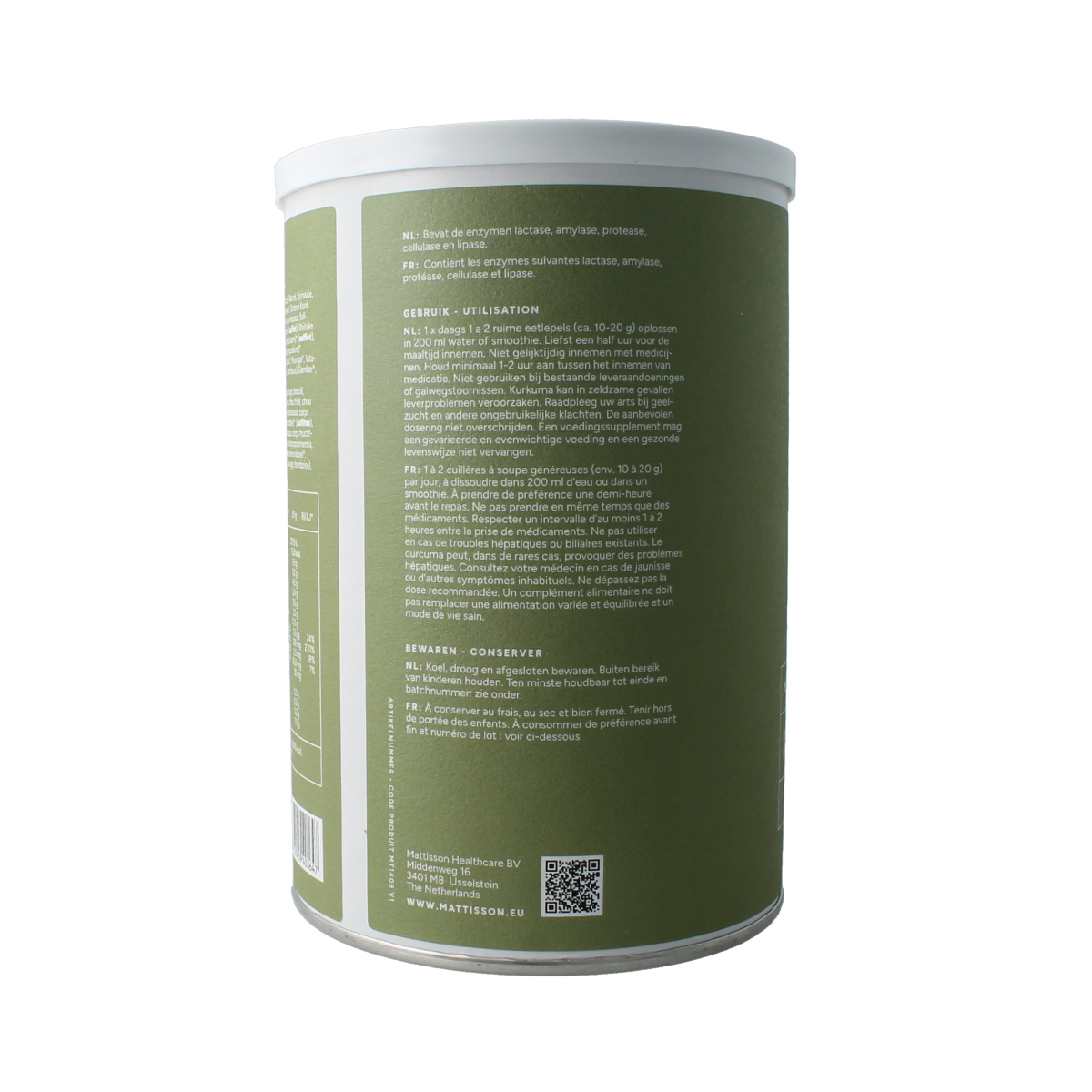 Mattisson Organic alkagreens mushroom bio 300.00 Gram