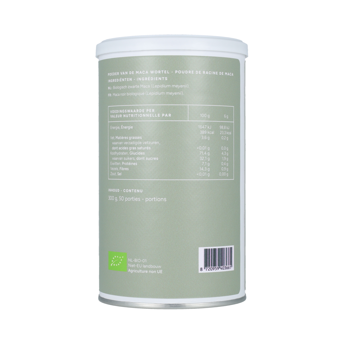 Mattisson Organic Maca Zwart 300.00 Gram