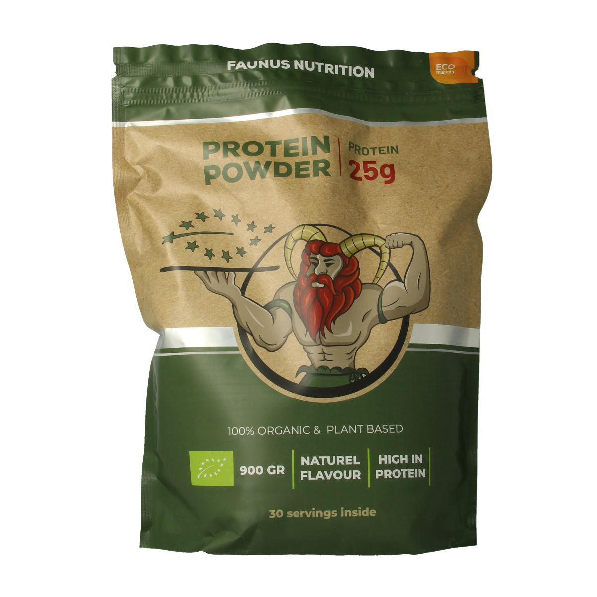 Faunus Nutrition Proteine gefermenteerd naturel bio 900.00 Gram