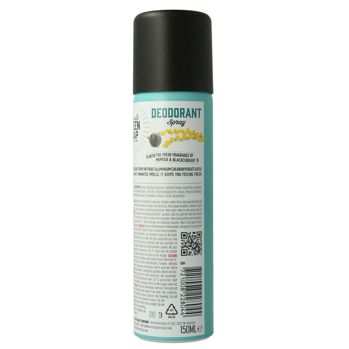 Marcel's Green Soap Deospray mimosa black currant 150.00 Milliliter