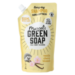 Marcel's Green Soap Shampoo vanille & kersenbloesem navulling 500.00 Milliliter
