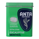 Anta Refresh eucalyptus menthol extra sterk suikervrij 72 Gram