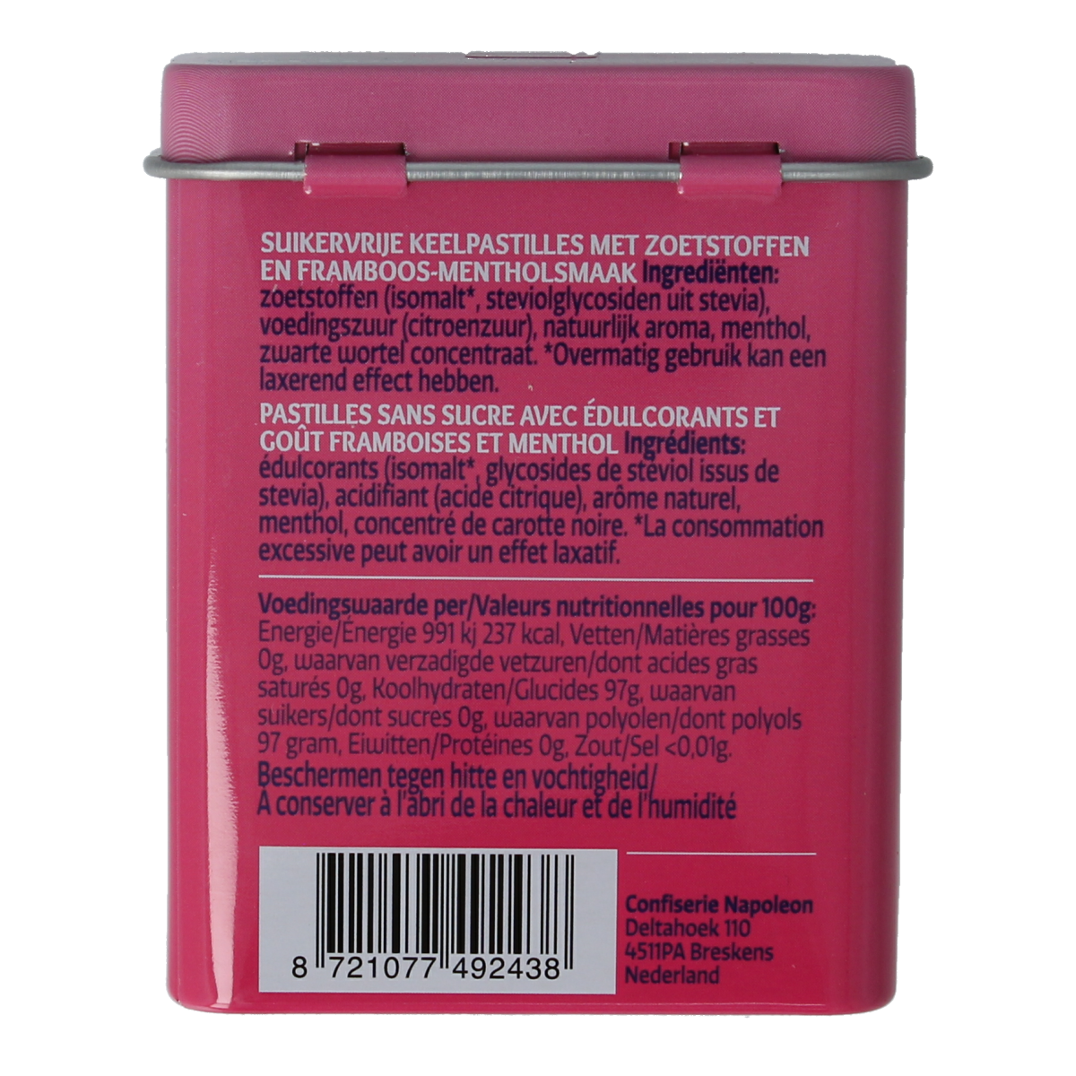 Anta Refresh framboos 72.00 Gram
