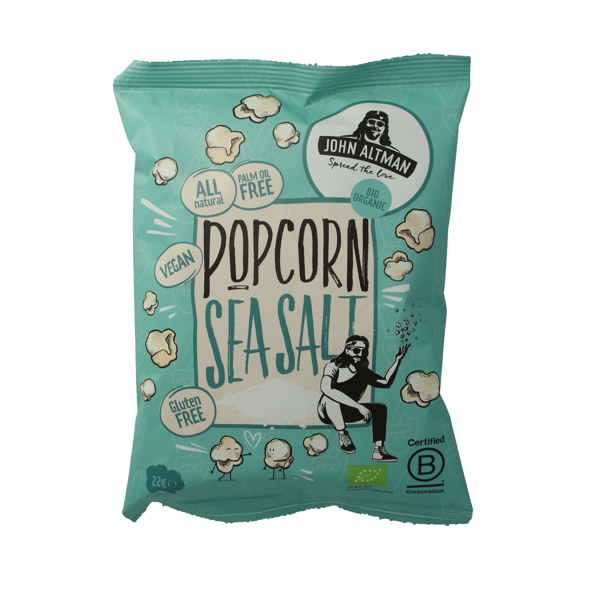 John Altman Popcorn sea salt bio 22.00 Gram