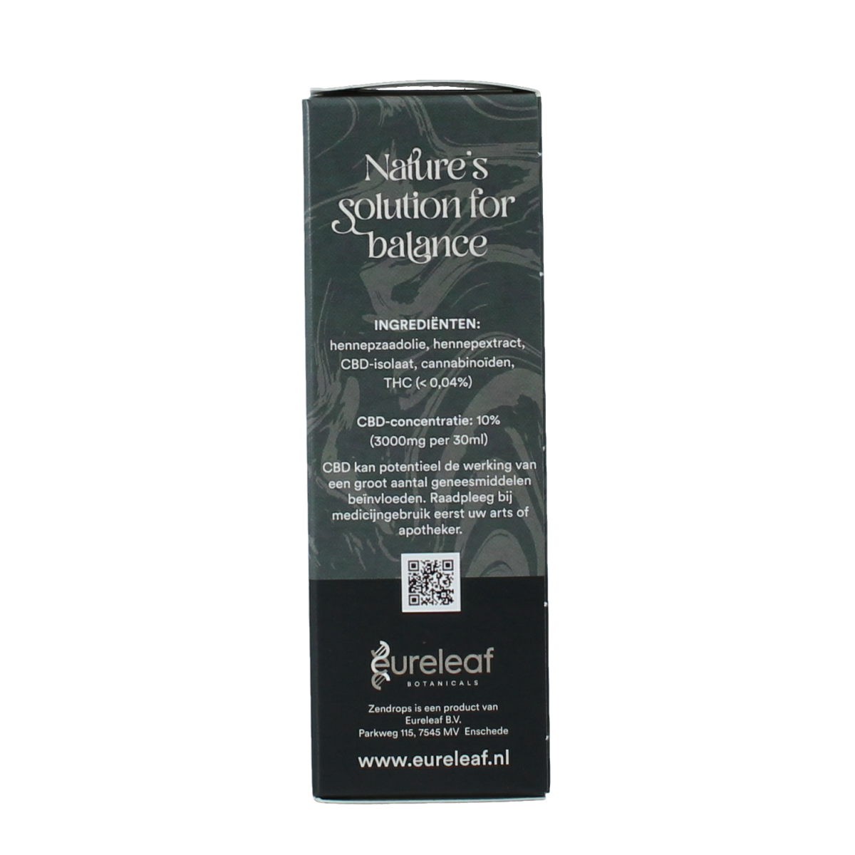Zendrops CBD olie paarden 10% hennepzaadolie 30.00 Milliliter