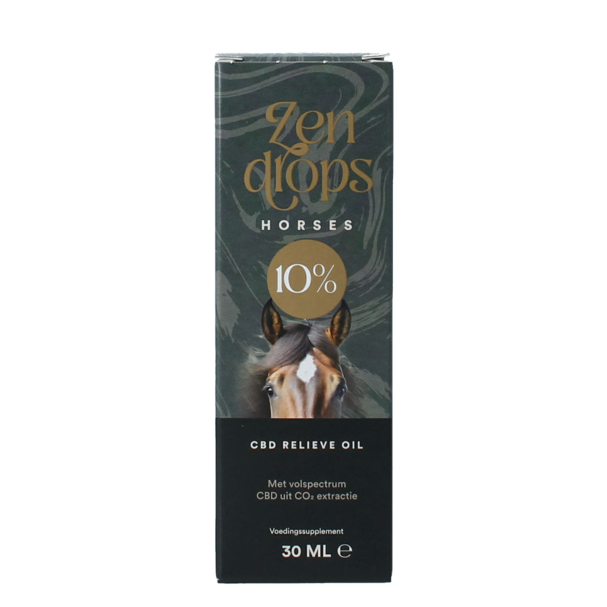 Zendrops CBD olie paarden 10% hennepzaadolie 30.00 Milliliter