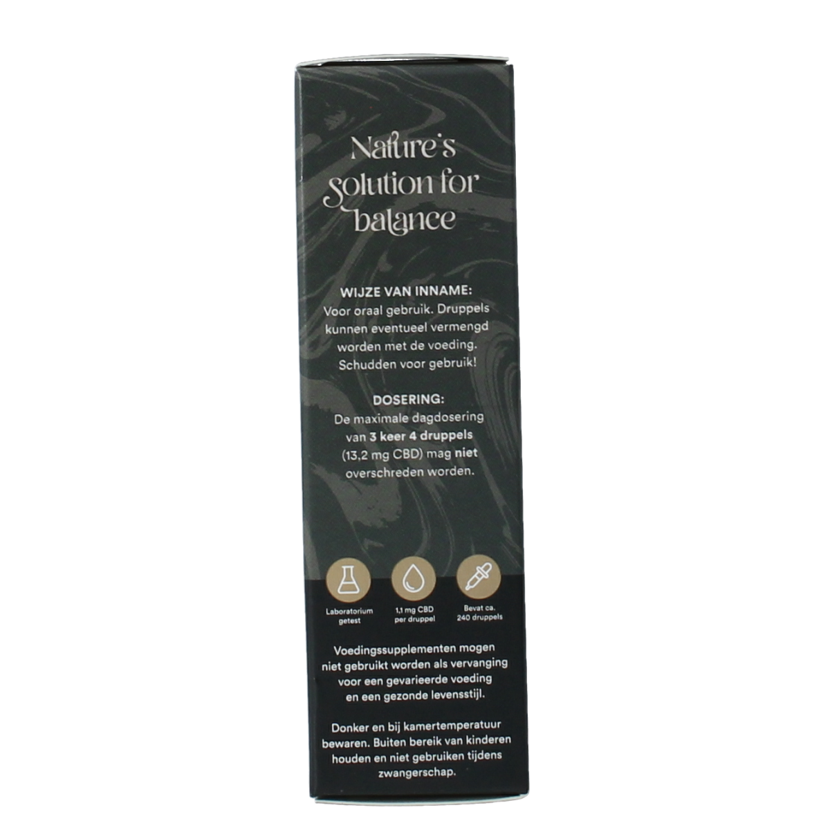 Zendrops CBD olie huisdieren 2.5% hond en kat 10.00 Milliliter
