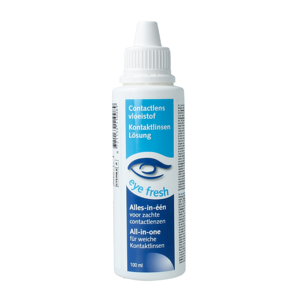 Eyefresh Alles in een lenzenvloeistof zachte lezen 100.00 Milliliter