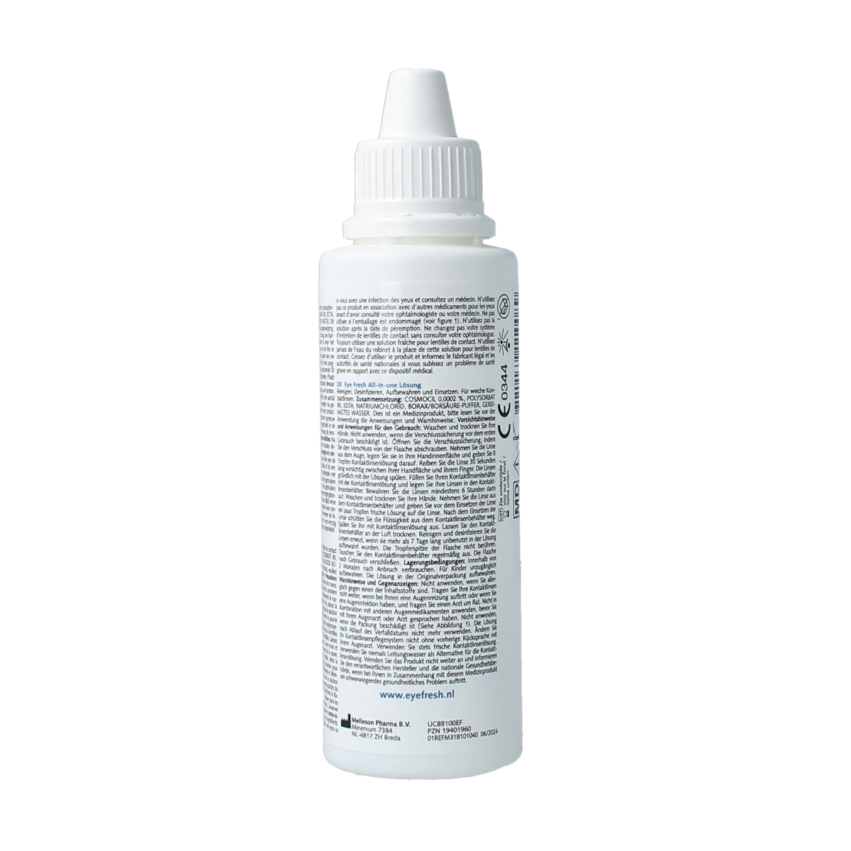 Eyefresh Alles in een lenzenvloeistof zachte lezen 100.00 Milliliter