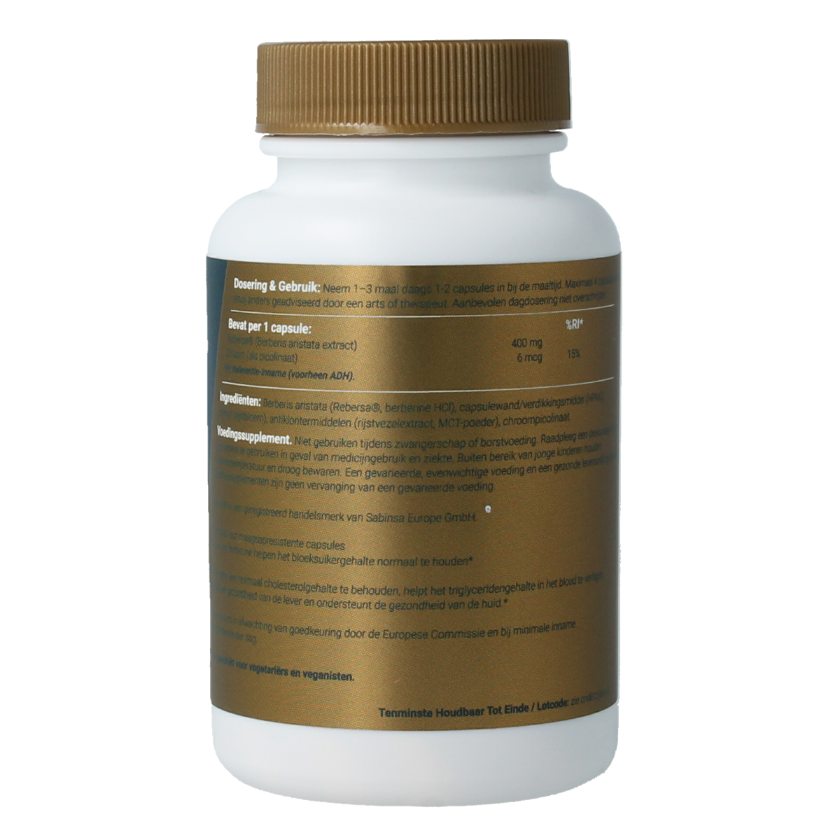 Fittergy Berberine optima MRC 60.00 Vegetarische capsules