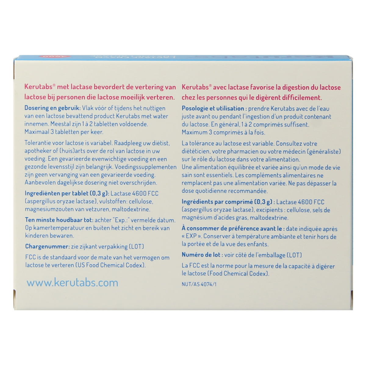 Kerutabs Lactase enzym 4600 FCC 15.00 Tabletten