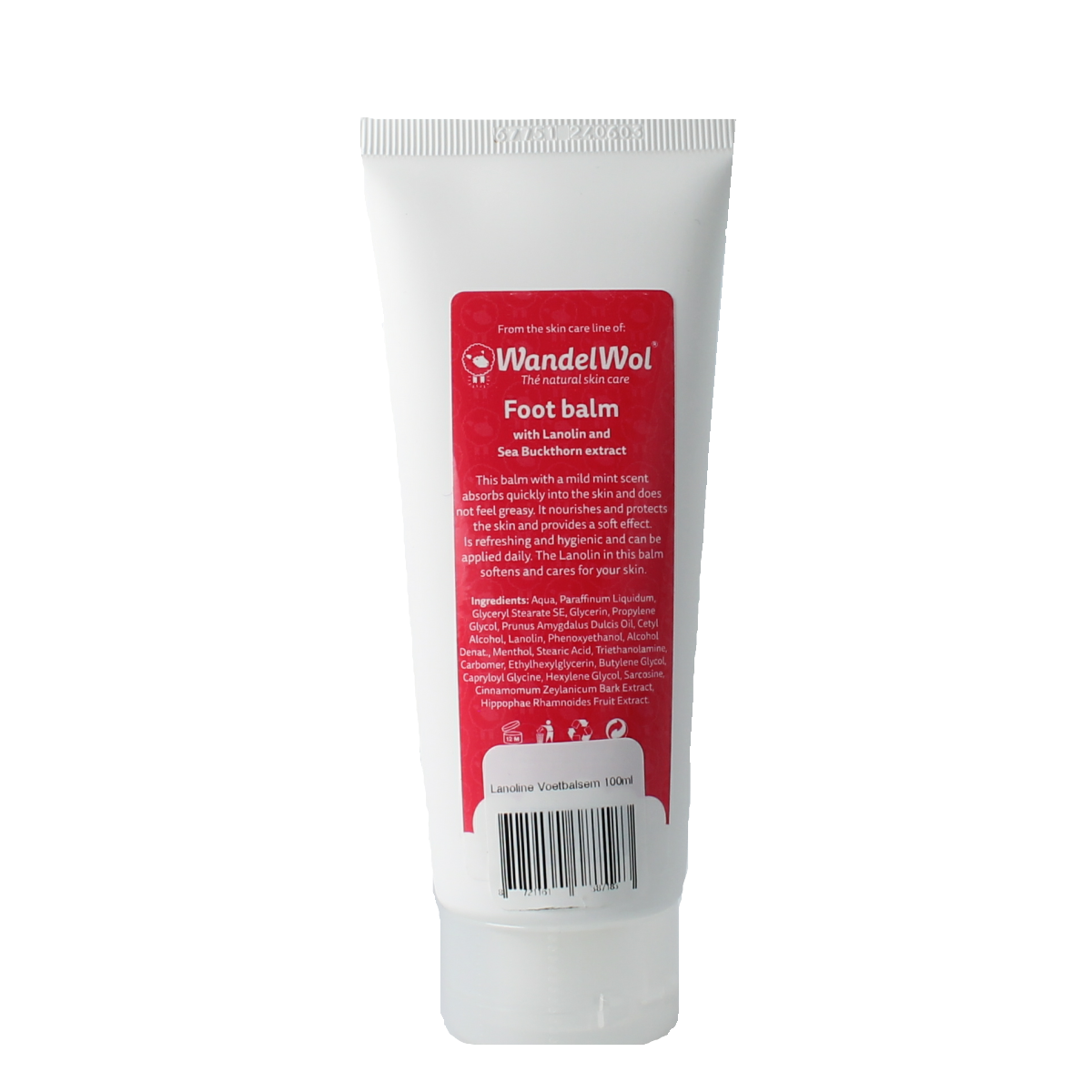 Wandelwol Lanoline voetbalsem 100.00 Milliliter