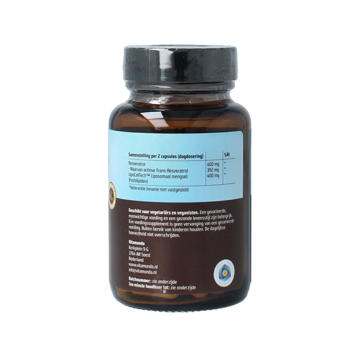 Vitamunda Liposomale resveratrol 60.00 Capsules