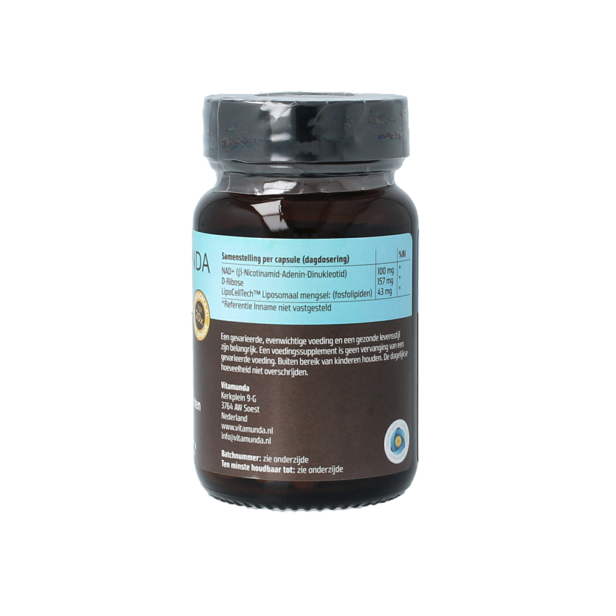 Vitamunda Liposomale NAD+ 30.00 Capsules