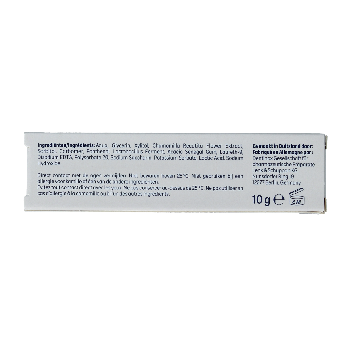 Dentinox Tand gel 10.00 Gram
