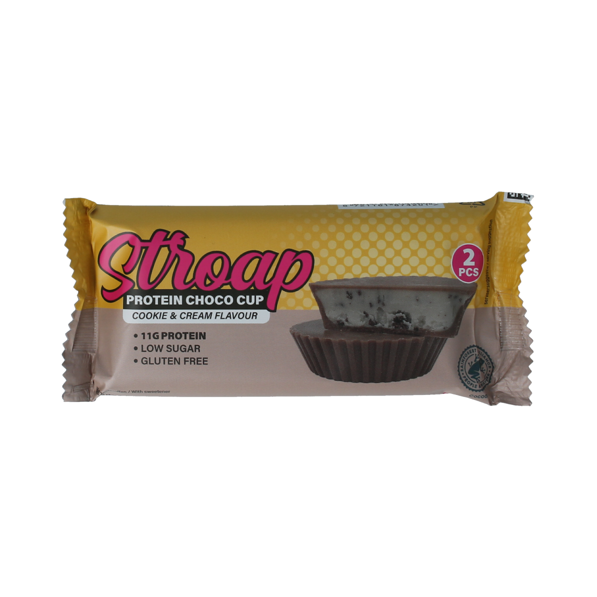 Stroap Protein choco cups cookie & cream 42.00 Gram