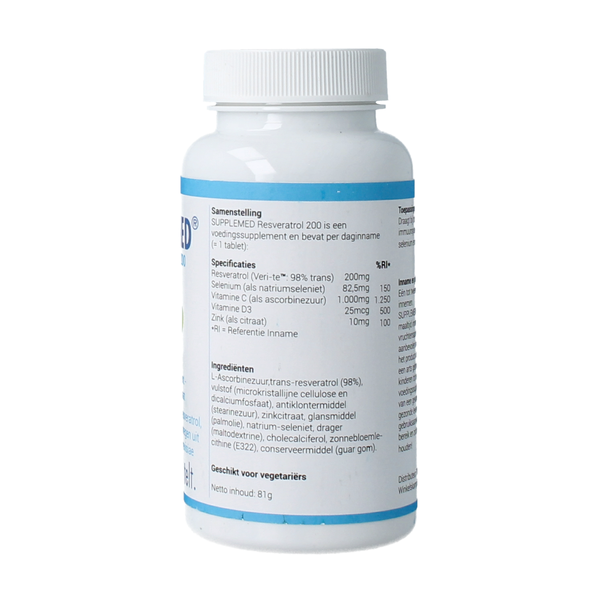 Supplemed Resveratrol 200 60.00 Tabletten
