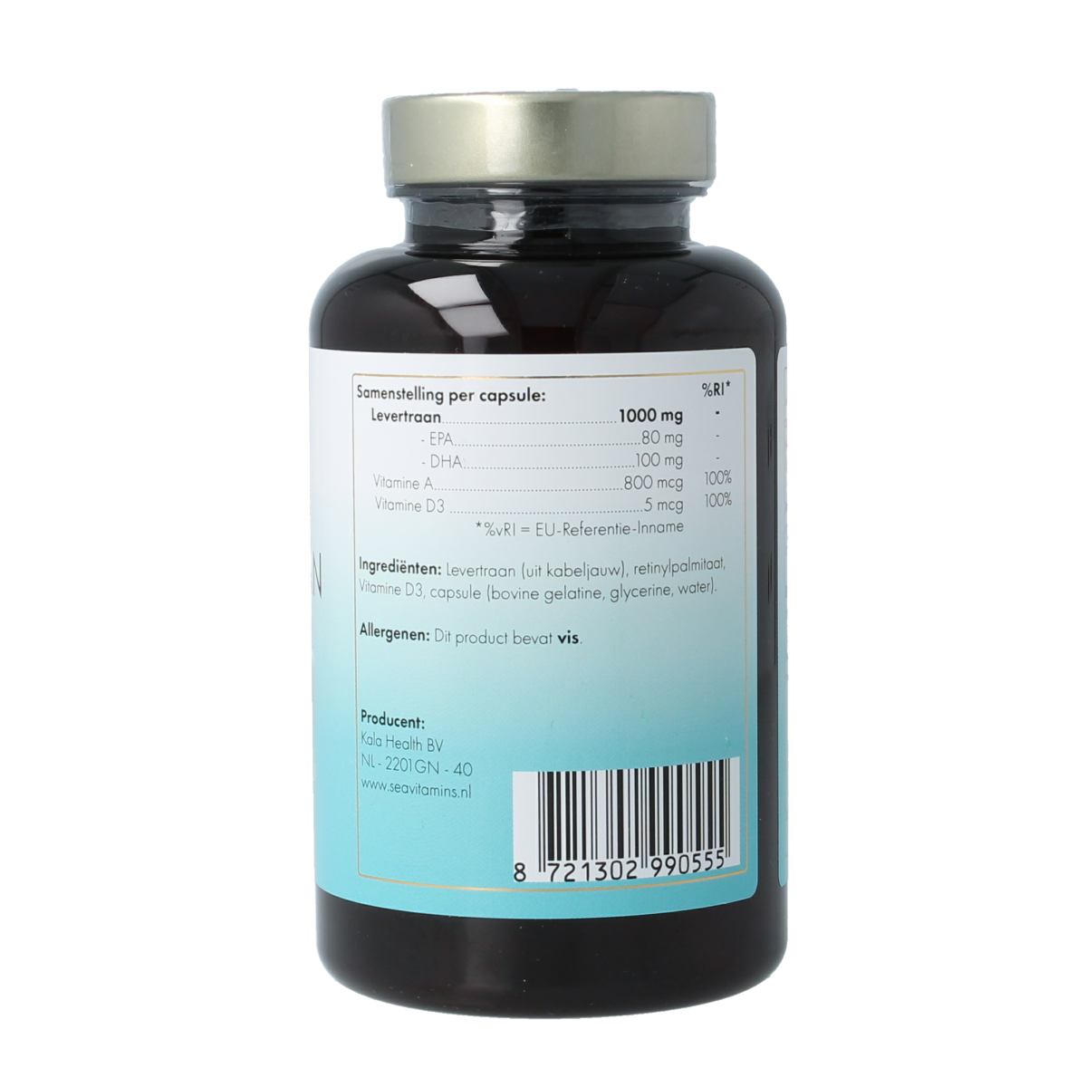 Sea Vitamins Levertraan 90.00 Softgels