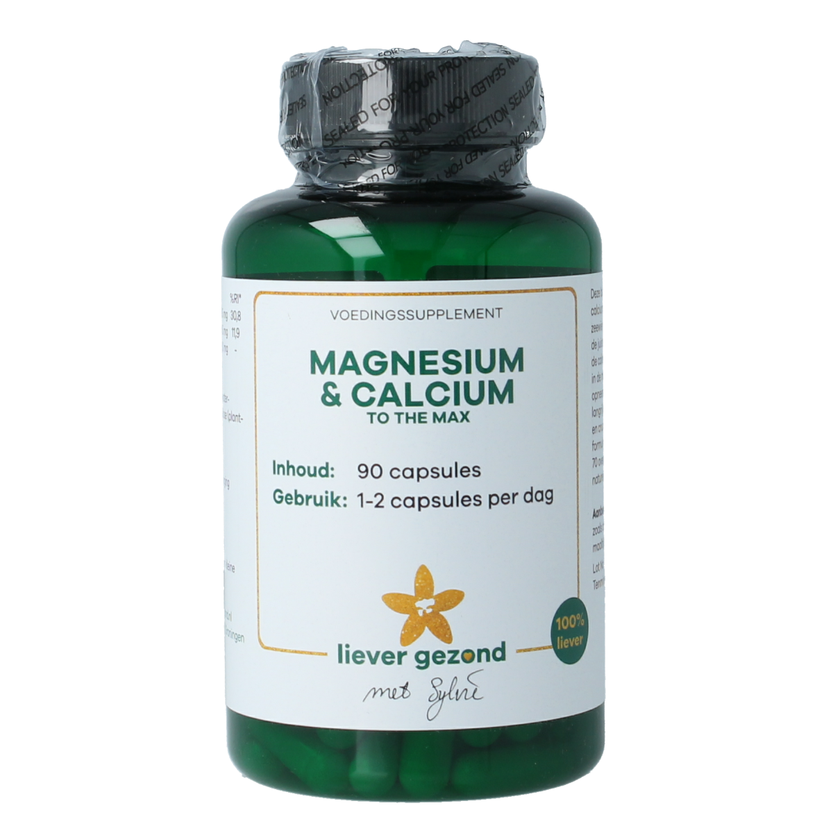 Liever Gezond Magne cal max magnesium en calcium to the max 90.00 Vegetarische capsules
