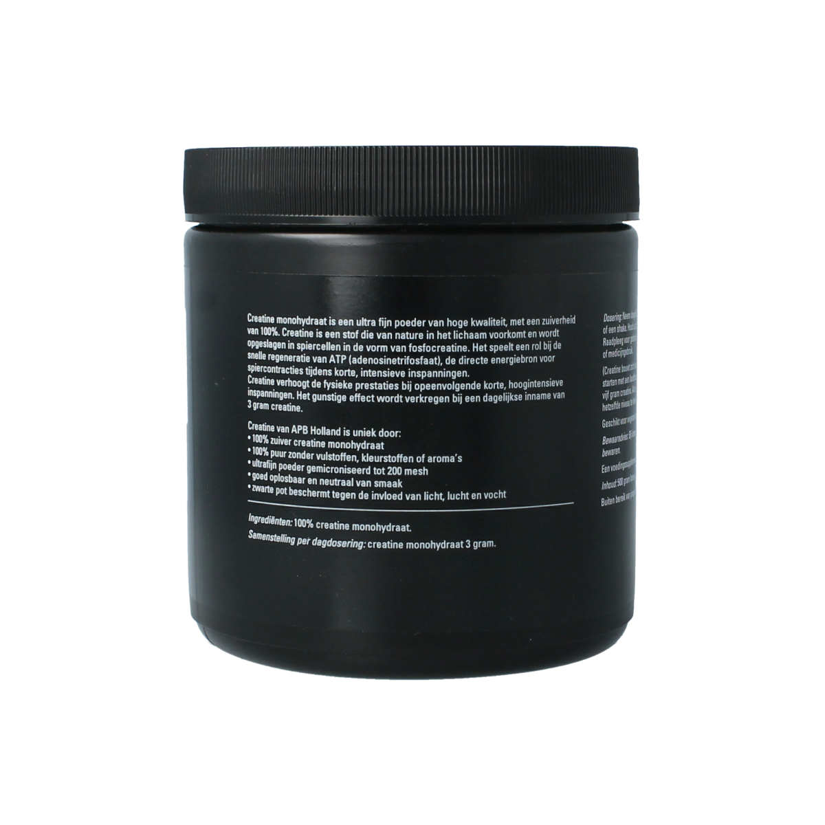 APB Holland APB Holland Creatine 100% zuiver 200 mesh - 500 gr 500.00 Gram