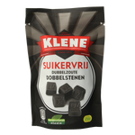 Klene Dubbelzout dobbelstenen suikervrij zakje 110.00 Gram