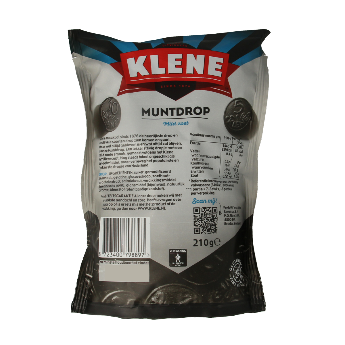 Klene Muntdrop 210.00 Gram