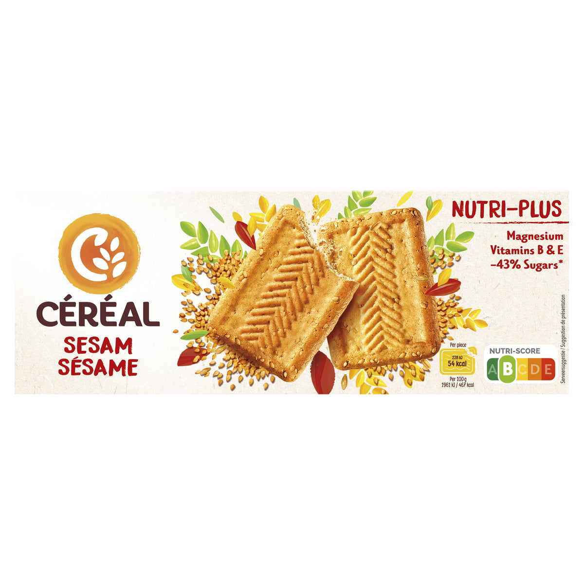 Cereal Koekjes sesam 230.00 Gram