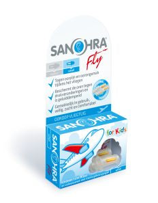 Sanohra Oordoppen vliegtuig fly small kinderen 1.00 Paar
