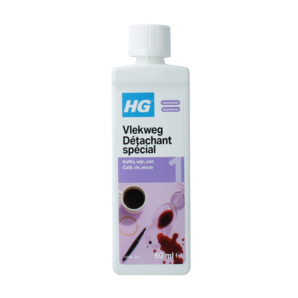 HG Vlekweg nr. 1 koffie/thee/etc 50.00 Milliliter