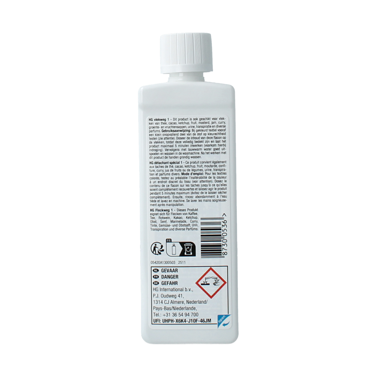 HG Vlekweg nr. 1 koffie/thee/etc 50.00 Milliliter