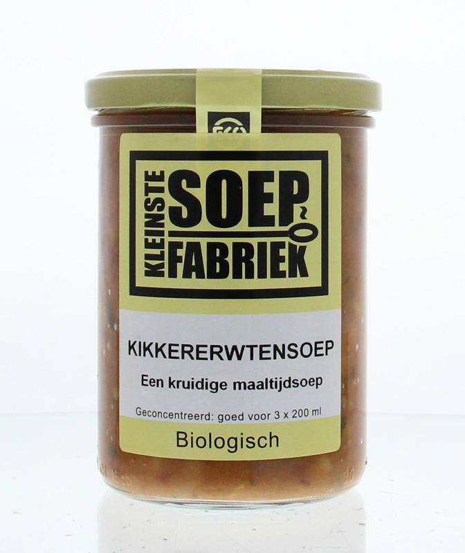 Kleinstesoepfabriek Kikkererwtensoep bio 400.00 Milliliter