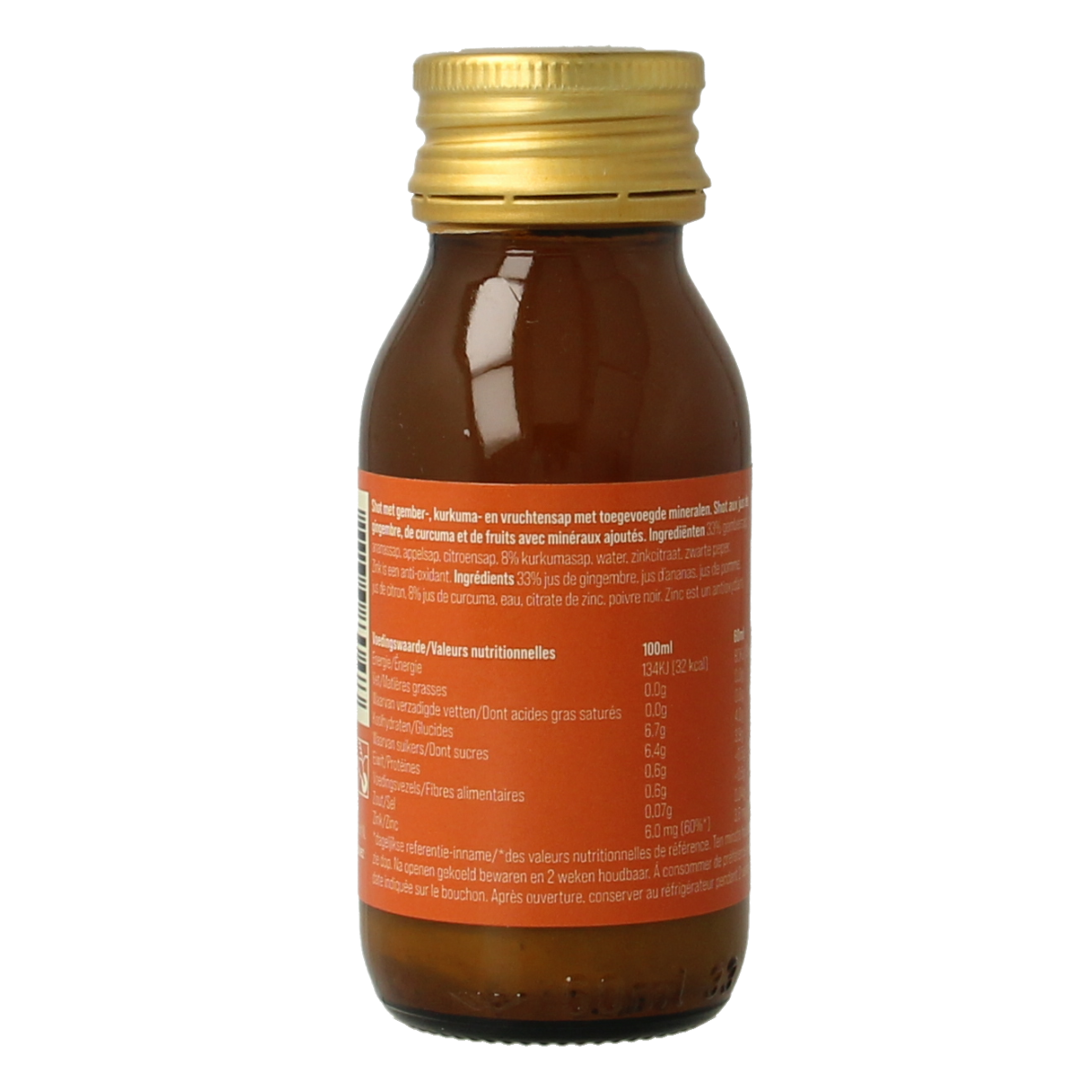 G'nger Shot gember vruchtensap kurkuma revive 60.00 Milliliter