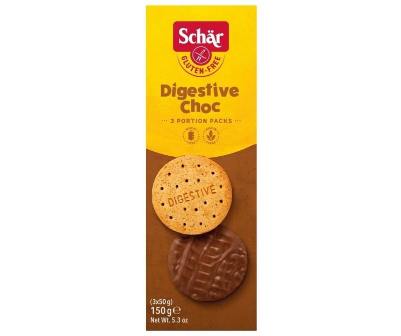 Schar Digestive chocolade glutenvrij 150.00 Gram