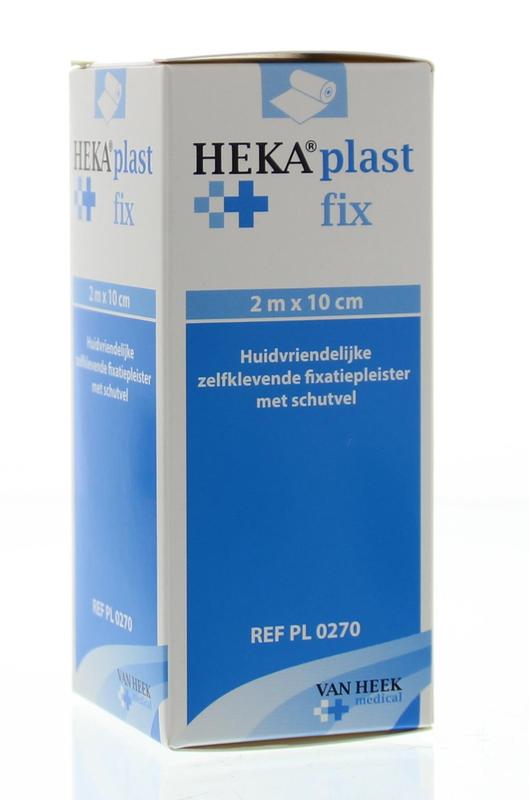 Hekaplast Fix pleister 2m x 10cm met schutvel 1.00 Rol